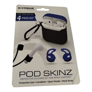 Xtreme Tech-Pod Skinz-Many Colors-4 Piece‎ AirPods Or AirPods Pro Case